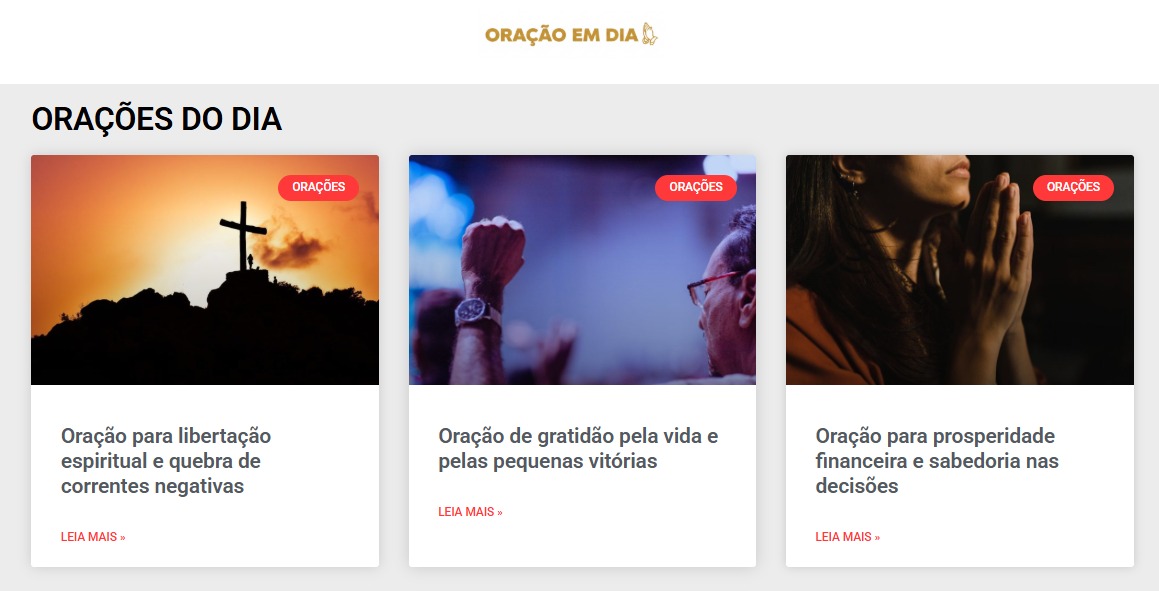 Portal Orações em Dias